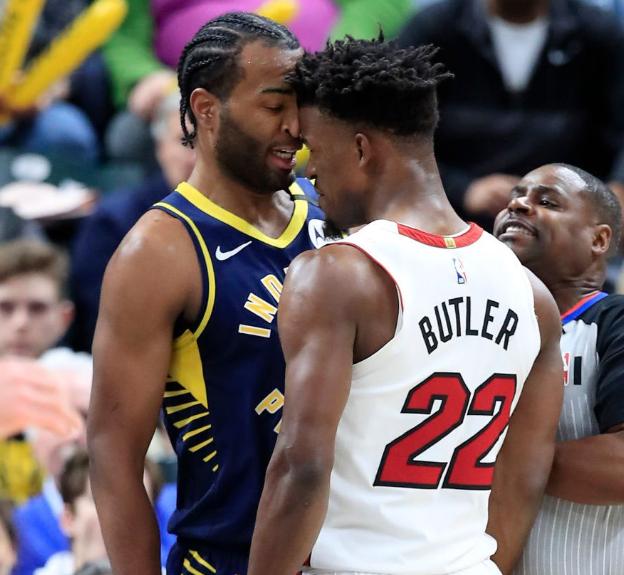  巴特勒关键抢断热火加时险胜步行者保前八