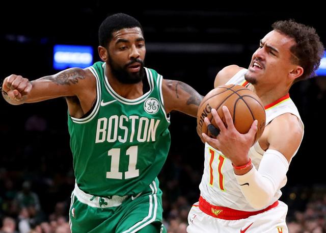  特雷杨超远压哨三分命中，老鹰一分险胜波士顿绿衫军